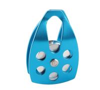 TOPINCN Polea de una Sola Polea de Aluminio para Exteriores, Tensión Estática de 30 KN, para Montañismo, Escalada en Roca, 1 X de una Sola