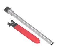 TOPINCN Portabrocas de Mandril 40Cr, Varilla de Extensión de Fresado CNC Recta con Llave de Rango de Sujeción de 1-7mm para un Rendimiento Estable (C10-ER11M-150L)