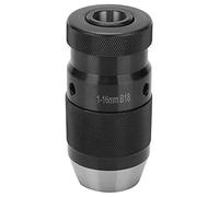 TOPINCN Portabrocas de Torno Autoajustable sin Llave Hecho de Acero de Alta Velocidad, Rango de Sujeción de 1-16 Mm para Perforación de Precisión