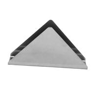 TOPINCN Portaservilletas de Acero Inoxidable, Dispensador Metálico Vertical Moderno para Encimera de Cocina, Mesa de Comedor con Base Estable (Triangular)