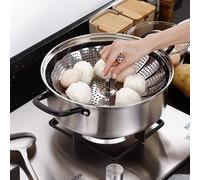 TOPINCN PRÁCTICA Cesta de de Acero Inoxidable Flexible para Cocinar y Cocinar Al, Cesta de Plegable Expandible para Verduras de Cocina, Frutero para una Alimentación Saludable (Pequeño 8/3,14