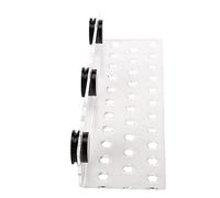 TOPINCN Práctico Soporte Acrílico para Estante de Fragmentos para un Crecimiento Más Saludable, Fácil Instalación con Imán, 32 Orificios para Vidrio de 15 Mm, para Aficionados a los Acuarios (32