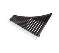 TOPINCN Principiante 18 Tubos Flauta de Pan Llave de C Boquilla Incluida para Mejorar la Capacidad Pulmonar (BLACK)