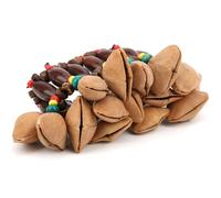 TOPINCN Pulsera de Campanilla de Cáscara de Nuez, Sonido Nítido para Jugadores de Percusión Callejera, Material de Cáscara de Nuez