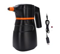 TOPINCN Pulverizador de Espuma Eléctrico para Lavado de Coches, Pulverizador de Inalámbrico Recargable de Alta Presión de 2L con Boquilla de Pulverización Ancha para Lavado de (BLACK)