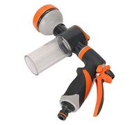 TOPINCN Pulverizador de Espuma para Riego de Jardín, Máquina Pulverizadora de Agua a Alta Presión con 8 Modos y Dispensador de para Jardinería Doméstica, Producción Agrícola, Lavado (Gatillo trasero)