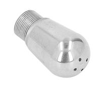 TOPINCN Punta de Boquilla de Vapor Boquilla de Acero Inoxidable Cafetera Punta de Boquilla de Vapor Reemplazo de Boquilla de Espuma de Leche de 4 Orificios para Cafetera Breville Serie 8