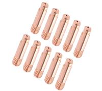 TOPINCN Puntas de Contacto de Antorcha de Soldadura Mecanizadas CNC de Precisión Compatibles con Antorcha MIG MB-15AK para un Rendimiento Confiable Material de Cobre
