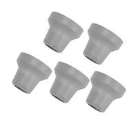TOPINCN Puntas de Muleta Médicas Reemplazo Antideslizante Duradero Puntas de Muleta de 16 Mm con Juntas de Metal para Bastones (GRAY)