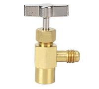TOPINCN R134A Abrelatas Latas Refrigerante Abrebotellas 1/2 Acme Aire Acondicionado Botella Refrigerante Abrelatas Válvula Herramienta Aire Acondicionado