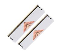 TOPINCN RAM de Escritorio DDR4, Módulo de Memoria de Escritorio de Metal de 3600 MHz Estable 2 Piezas 8 GB para el Hogar (Blanco)