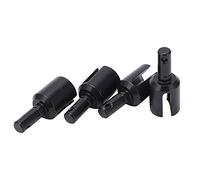 TOPINCN RC Metal Diferial Cup Outlive para Losi Lasernut U4 Persistencia 1/10 Offstrasse, Repuestos de Alto Rendimiento para RC Auto, Material de Acero, Negro, 4 Piezas para Entusiastas de los