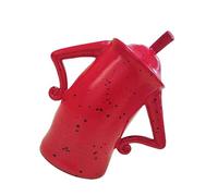 TOPINCN Recipiente de Resina con Diseño Exterior único, Tarro de Almacenamiento de Alimentos Multifuncional con Elegante Decoración del Hogar para Almacenamiento de Joyas de café (Rojo)