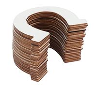 TOPINCN Recortes de Madera de Bricolaje para Manualidades, 24 Piezas de Colgante de Herradura sin Terminar, Decoración Hecha a Mano para Bodas y Proyectos de Bricolaje