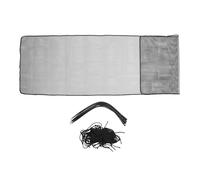 TOPINCN Red de Seguridad para Escaleras, Barandilla de Malla, Red Protectora con Clips Colgantes de Plástico para Balcón, Apartamento, Ventana, Escalera, Junto a la Piscina (Black)