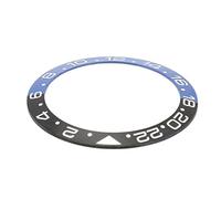 TOPINCN Reemplazo de Bisel de Reloj de Cerámica, Anillo de Bucle Antiarañazos, 40mm, para Taller de Reparación de Relojes, Hogar, Negro y Azul