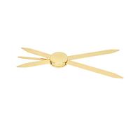 TOPINCN Regla para Cejas con Brújula Dorada, Herramienta de Mapeo de Cejas de Acero Inoxidable con Posicionamiento Preciso para Artistas de Tatuajes