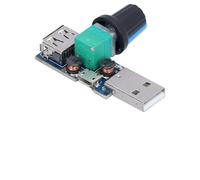 TOPINCN Regulador de Ventilador USB de CC, Placa de Ajuste de Velocidad Suave, Módulo de Control Continuo para Refrigeración Silenciosa del Espacio de Trabajo