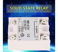 TOPINCN Relé de Estado Sólido de Alta Velocidad 40A para -CA, Antivibración, para Equipos Petroquímicos y Máquinas CNC