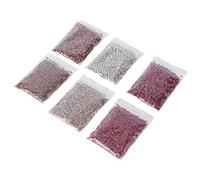 TOPINCN Relleno de Vidrio Triturado Decoración con Purpurina de Vidrio Brillante para Manualidades de Bricolaje, 6 Bolsas de Relleno de Molde de Chips de Irregulares para Trabajos de Arte y Borde
