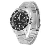 TOPINCN Reloj Mecánico Automático con Banda de Acero Inoxidable para Hombre, 3 Colores, Winner, para Padre e Hijo, No Necesita Batería (Negro (F1205182))