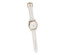 TOPINCN Reloj Mecánico Automático para Hombre, Cronógrafo de Lujo, Fase Lunar, Cuerda Automática para Negocios, Correa de Cuero PU de Acero Inoxidable, 45mm (White)