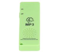 TOPINCN Reproductor de MP3 Portátil Mini Multifuncional Compatible con Tarjeta de Memoria de 64 GB para Estudiantes, Reproductor de Música con Batería de Larga Duración para Escuchar Novelas (Green)