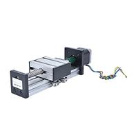 TOPINCN Riel de Guía Lineal con de 200 Mm y Motor 42 para Movimiento Lineal Preciso, Aplicaciones de la Industria de Automatización, Aleación de Aluminio Resistente Al Desgaste (Tornillo 1605