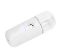 TOPINCN Rociador de Niebla Facial Spray Humectante de Vibración de Ultra Alta Velocidad para el Cuidado de la Piel, Nano Rociador Portátil para Uso en Viajes Blanco 30 Ml