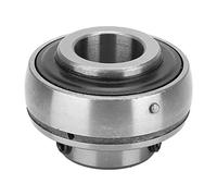 TOPINCN Rodamiento de Bolas Preciso, Rodamiento de Inserción de Acero para un Mejor Rendimiento de la Maquinaria para Componentes Mecánicos y Lubricación de Maquinaria, Soporte de Eje, 2 Piezas