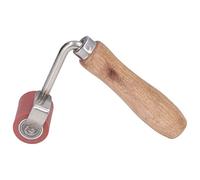 TOPINCN Rodillo de Costura de Silicona Rodillo de Costura de Papel Tapiz de Manual de 1,7 Pulgadas de Ancho con de Madera Ergonómico Rodamiento de Doble Dirección para