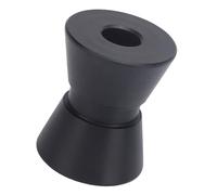 TOPINCN Rodillo para Remolque de Barco, Rodillo de Campana con Absorción de Impacto para Remolques de Yates, ABS + Metal, 1,57x1,93 Pulgadas, Negro