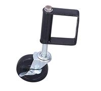 TOPINCN Rueda con Resorte, Accesorio de Puerta Resistente de 4 Pulgadas para el Hogar, Fábrica, Caucho Premium y Acero Inoxidable, 1 Unidad