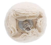 TOPINCN Rueda de Pulido de Tela Blanca Plana con para Relojes de Cerámica de Joyería de Hardware, Rueda de Pulido de Algodón de 50/75/100 Mm para Entusiastas del Bricolaje (Tipo plano 50mm)