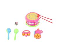 TOPINCN Safe Bell Sand Hammer Trompeta para Niños Que Desarrollan Significado Visual y Percepción Musical - 7pcs Juguetes de Instrumentos Musicales, Ideal para Niños Aprender