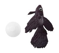 TOPINCN Silicona Peces Artificiales Alta Simulación Realista Acuario Flotante Pecera Decoración De Adornos con Línea Ventosa(Pez Betta Marrón)