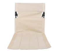 TOPINCN Silla de Camping Reclinable Plegable Portátil con Respaldo Ajustable, Tela Oxford Ligera para Exteriores, Playa, Camping, Pesca (Caqui)