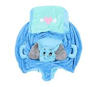 TOPINCN Sofá de Aprendizaje de Felpa para Bebés, sofá de Apoyo para Bebés, Lindo Diseño de Dibujos Animados, Silla para Sentarse con Fondo Antideslizante, Asas Suaves, sofá de Apoyo para (caparazón)