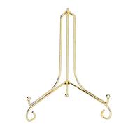 TOPINCN Soporte de Placa Estante de Exhibición Redondo Artesanía Soporte de Placa de Porcelana Redonda Certificado Soporte de Marco de Fotos Estante de Exhibición de Metal Reloj Soporte