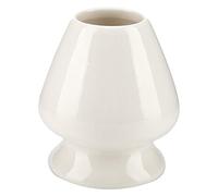 TOPINCN Soporte para Batidor Matcha de Cerámica Ceremonial, Soporte para Batidor Matcha Soporte de Cerámica para Bambú Matcha Chasen para Accesorios de Juego de Té(Blanco)