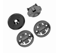 TOPINCN Soporte para Computadora de Bicicleta Soporte de Cubierta de Vástago Duradero para Bicicletas de Montaña Cat Eye Bryton Road Aleación de Aluminio Negro (Black)