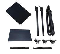 TOPINCN Soporte para, Soporte de Suelo Portátil Ajustable en Altura con Ruedas Giratorias para el Hogar, Oficina, Sala de Conferencias, Camping Al Aire Libre