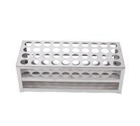 TOPINCN Soporte para Tubos de Ensayo de Acero Inoxidable, Soporte para Laboratorio, para Tubos de Ensayo con Acero 304 Resistente para Laboratorio, Escuela, Hogar, 19mm