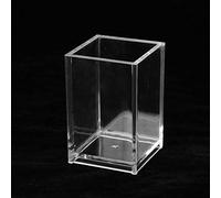 TOPINCN Soporte Portátil para Brochas de Maquillaje, Organizador de Acrílico Transparente, Fácil de Limpiar, Ahorro de Espacio para Baño, Sala de Estar, Duradero y Resistente para Entusiastas del