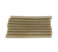 TOPINCN Spine de Conexión de 100 PCC con Doble Vida en Busca de A4 Paper 100 Capacidad de la Hoja 3: 1 Kit de Boucle de Tono 34, Recubrimiento de Nylon para Suministros de Oficina (Luz de oro)