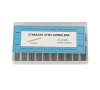 TOPINCN Surtido de Pasadores Divididos para Pulsera de Reloj de Acero Inoxidable 304, Pasadores de Chaveta de 0,9 Mm para Reparación de Correa de Reloj, Kit de Herramientas Portátil para Reparación