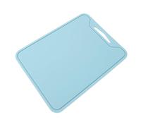 TOPINCN Tabla de Corte de Silicona, Hoja de Corte Flexible con Orificio de Gancho, Alfombra de Corte No Deslizante Portátil con Resistencia Al Calor para Acampar el Picnic de la Cocina (BLUE)