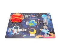 TOPINCN Tablero de Bloqueo y Pestillo, Juguete Educativo de Actividad Sensorial, Puertas y Cerraduras Montessori, Tablero Ocupado para el Desarrollo de Habilidades Motoras Finas