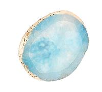 TOPINCN Tablero de Exhibición de Paleta de Arte de Uñas de Resina Noble para Artistas Profesionales y Principiantes Resina/azul 9 X 8 Cm (BLUE)