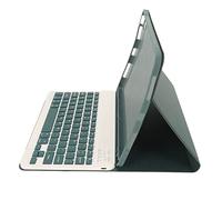 TOPINCN Tablet Keyboard, Auto Sleep Teclado Portátil Antideslizante Portalápices Estuche Protector con Mouse para Pro 11 (Verde Oscuro)